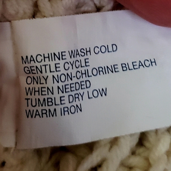 GAP Chunky Knit Open Cardigan Sweater Cream Short Sleeve Women's XS Neutral EUC - Picture 5 of 5